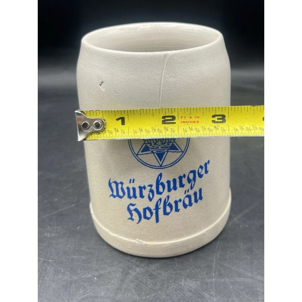 Vintage Wurzburger Hofbrau 0.5L Stoneware Beer Stein Mug Made in Germany